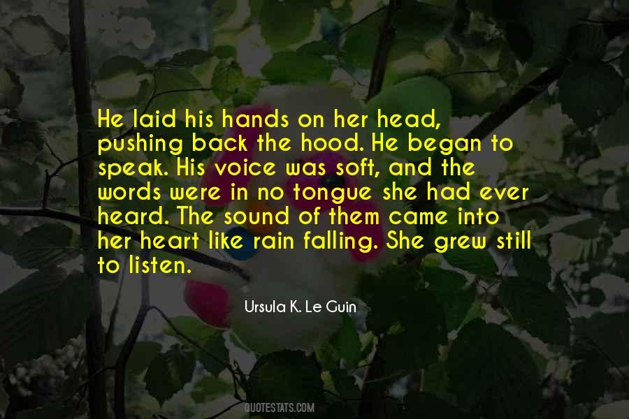 Quotes About Sound Of Rain #1073119