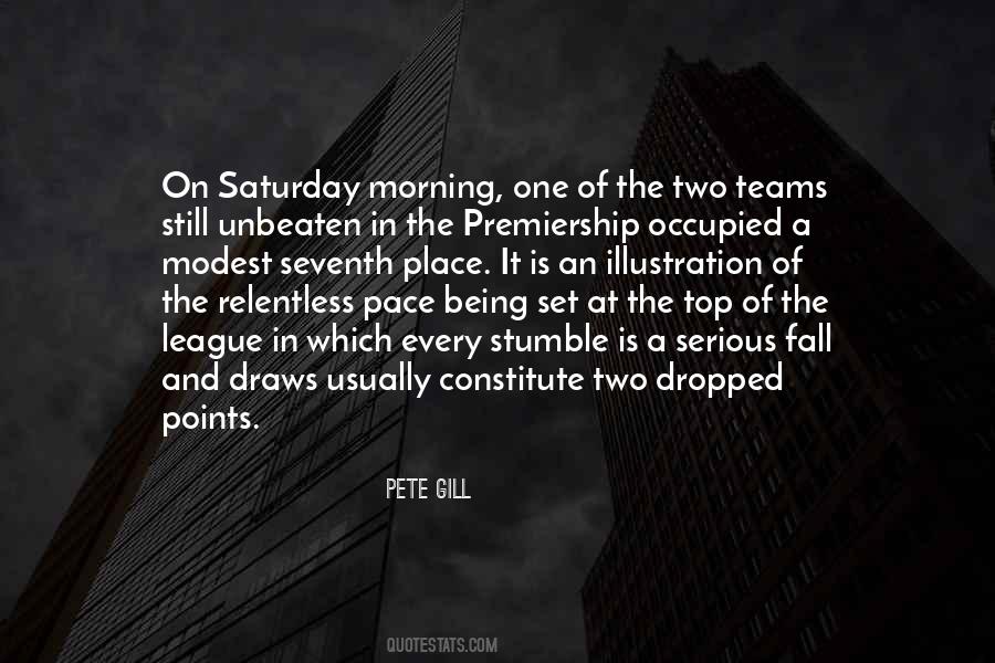 Quotes About Saturday Morning #1344649