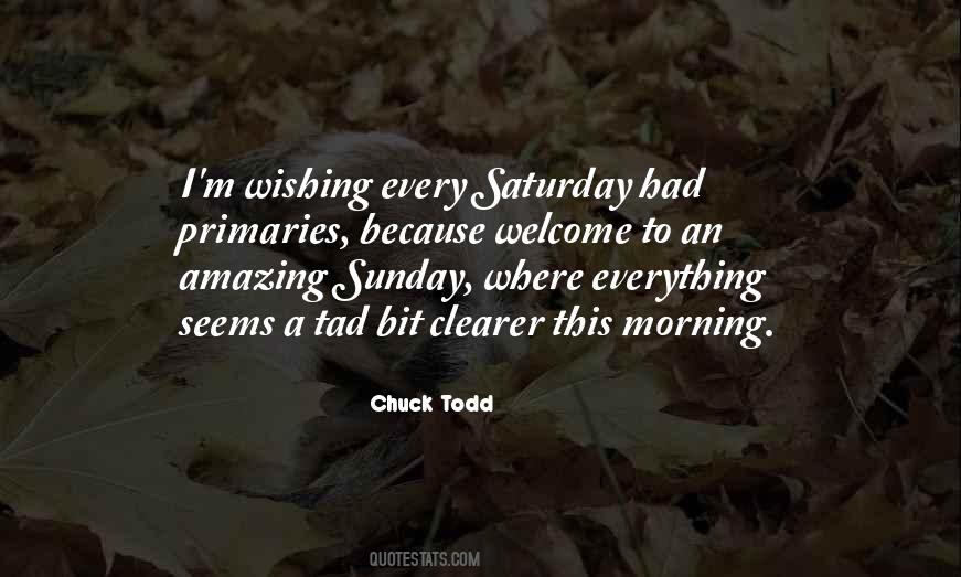 Quotes About Saturday Morning #256877