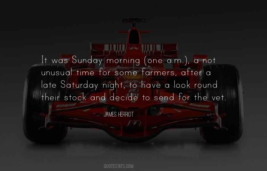 Quotes About Saturday Morning #558951