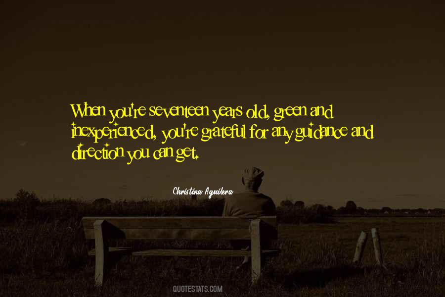 Quotes About Seventeen Years Old #1369502