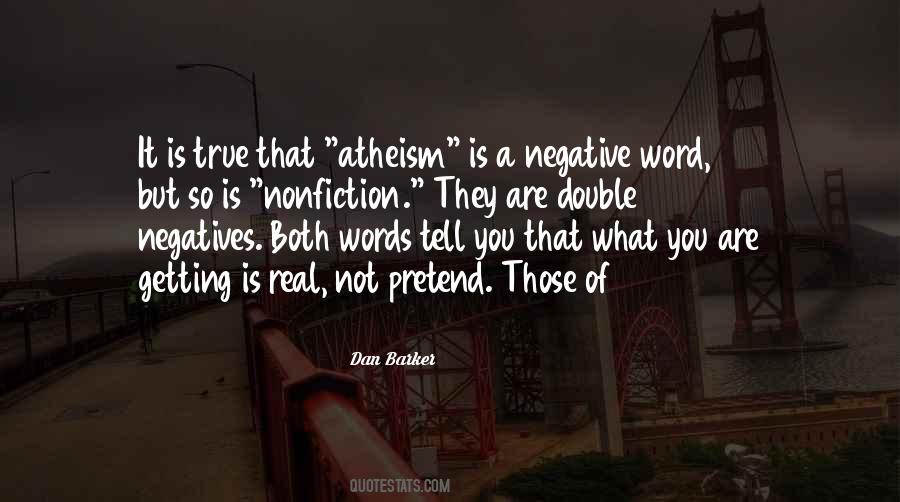 Quotes About Double Negatives #297517