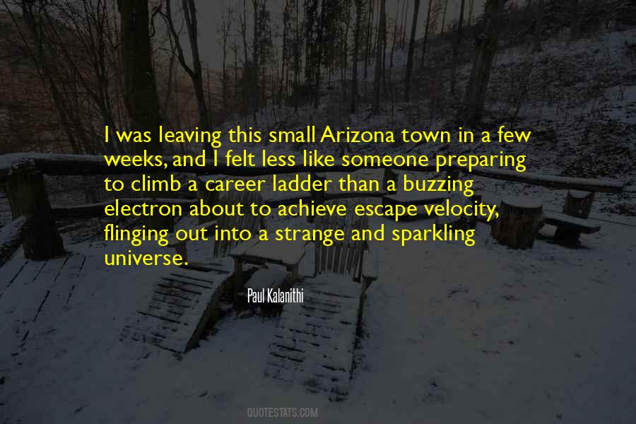 Quotes About Leaving A Small Town #418927