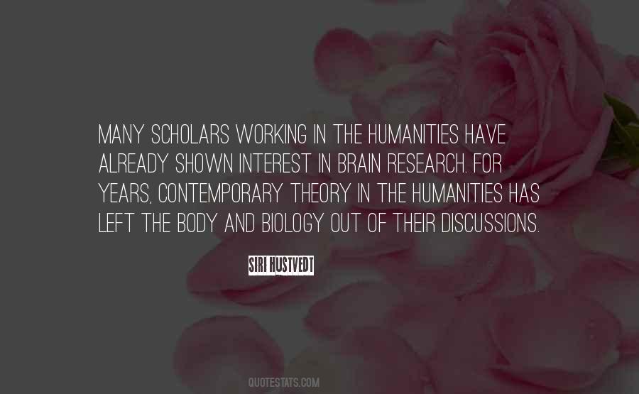 Quotes About The Humanities #683436