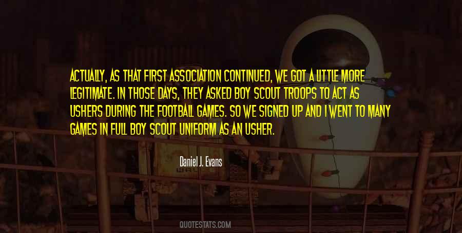 Quotes About Association Football #117379