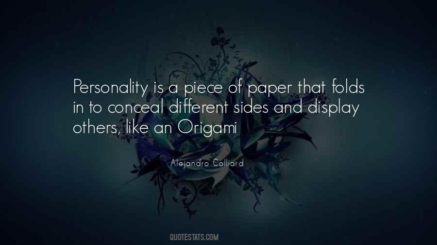 Paper Origami Quotes #1098138