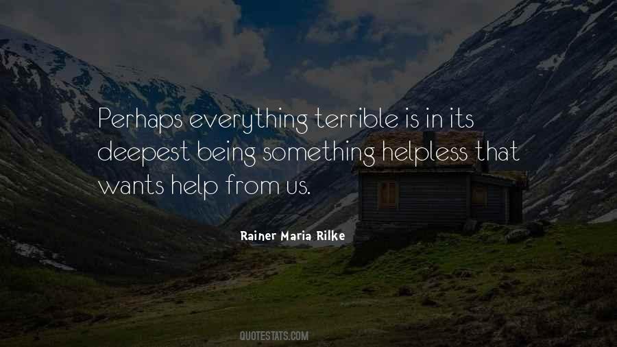 Quotes About Being Helpless #1417863