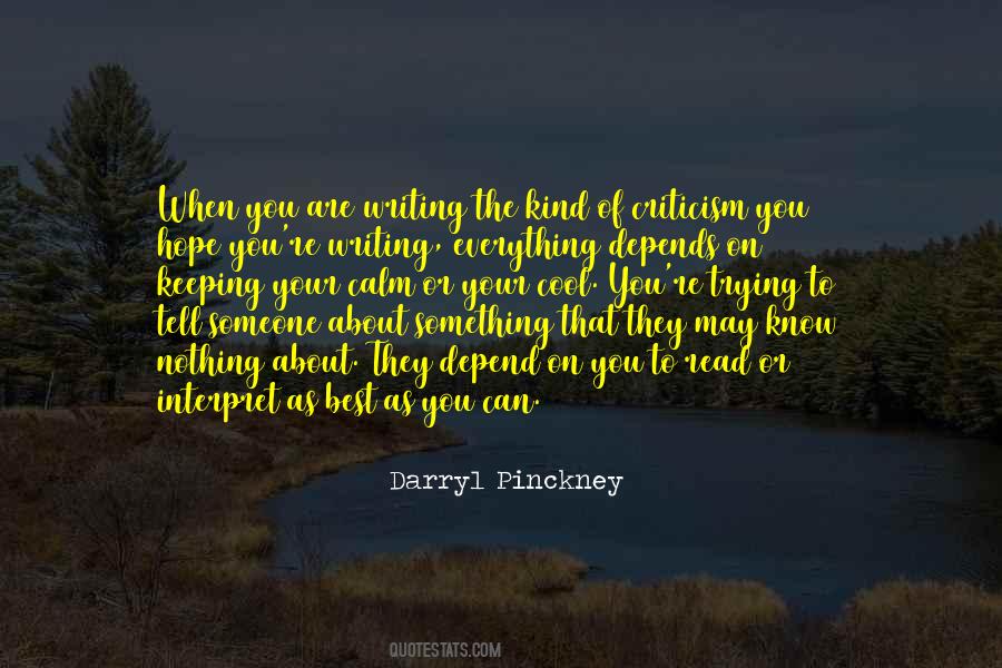 You Can Depend On Quotes #893228