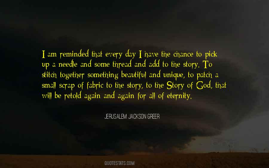 Story Fabric Quotes #1344201