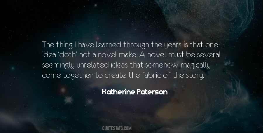 Story Fabric Quotes #720442