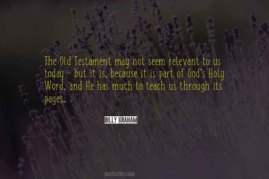 Quotes About The Old Testament #402145