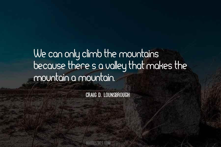 Quotes About The Valleys Of Life #498395