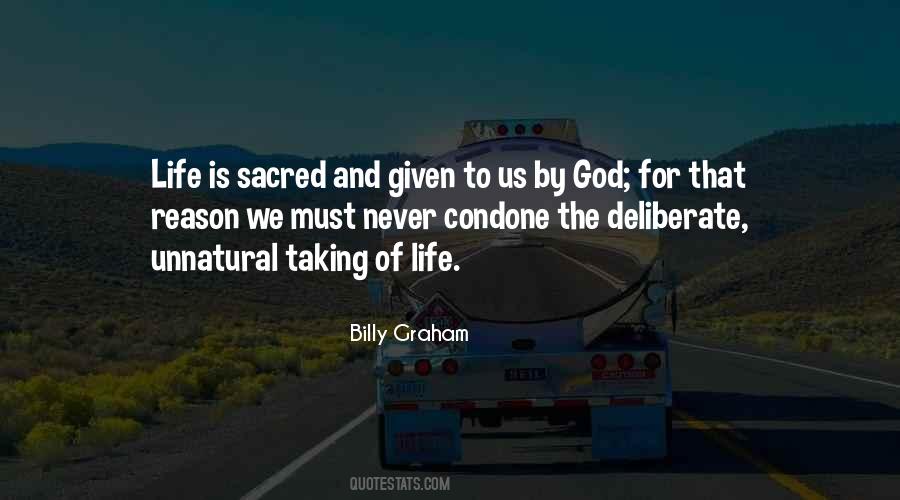 Life Is Sacred Quotes #1167035