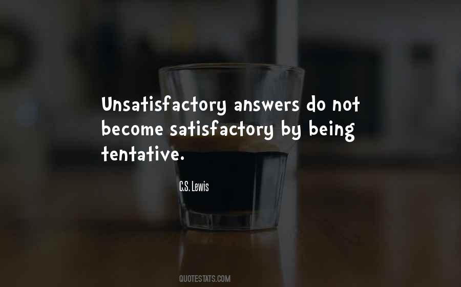 Quotes About Satisfactory #1281732