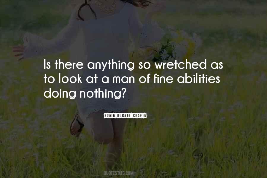 Quotes About Doing Nothing #26174