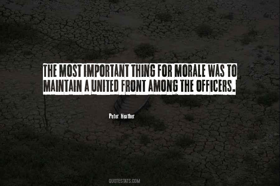 Quotes About Morale #365187