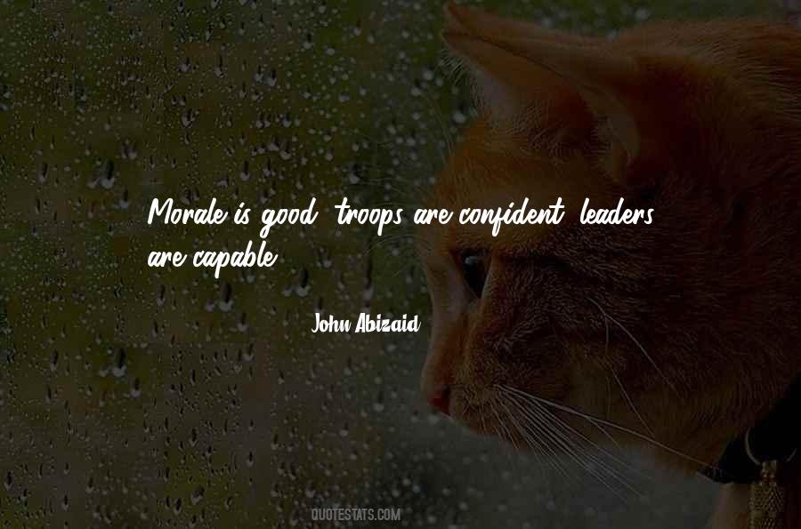 Quotes About Morale #636913