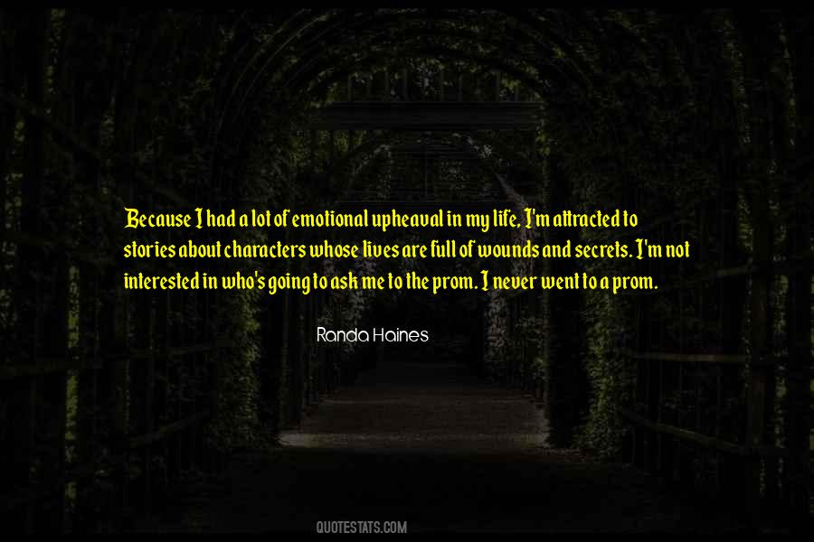 Emotional Upheaval Quotes #305422
