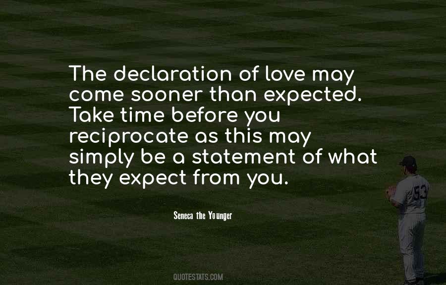 Quotes About Declaration Of Love #163391