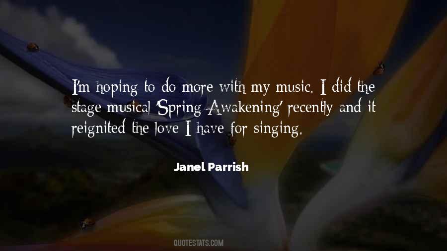 Quotes About Singing And Love #726025