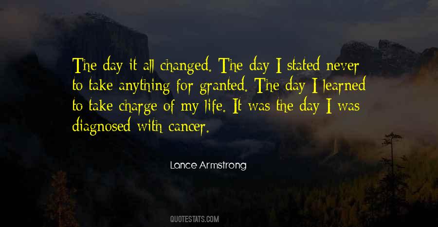 Never Take For Granted Quotes #1383200