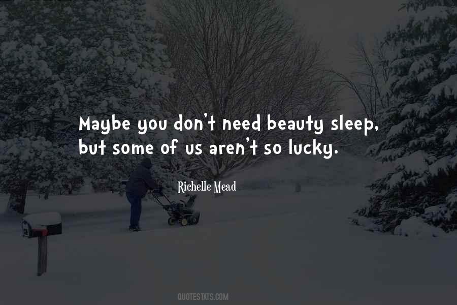 So Lucky Quotes #1108654