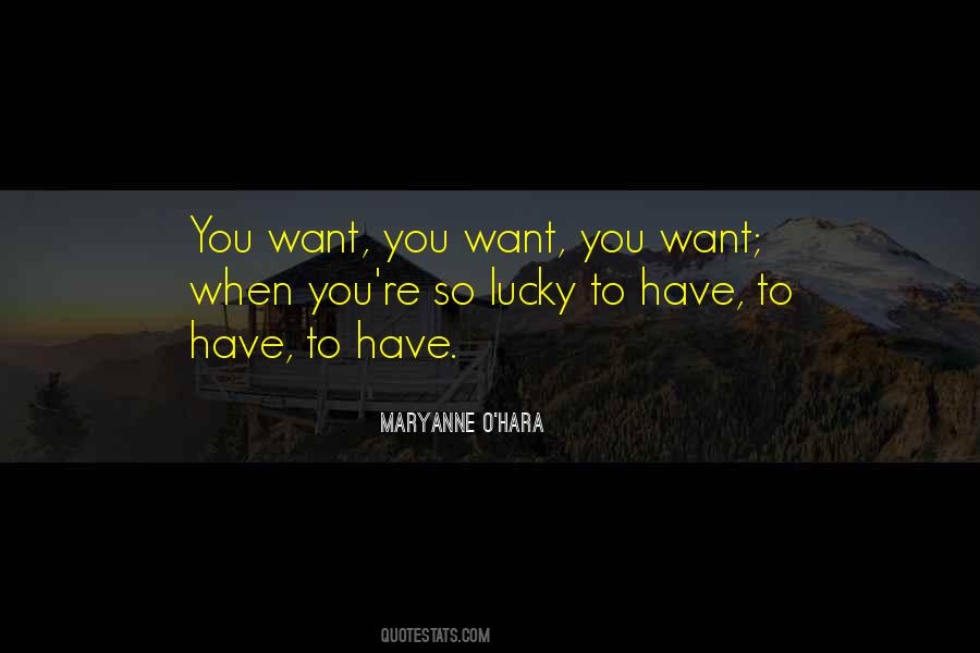 So Lucky Quotes #1207951