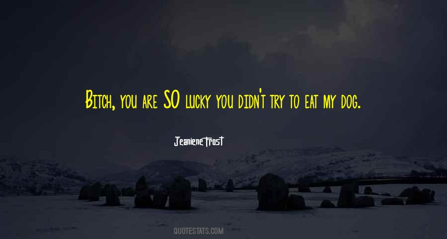 So Lucky Quotes #1678749