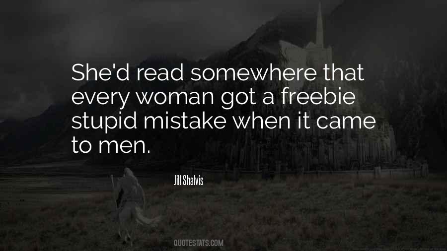 Stupid Woman Quotes #1723546