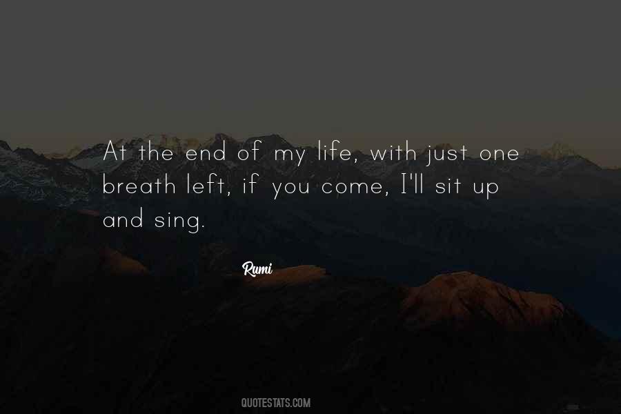 Quotes About End Of My Life #525274
