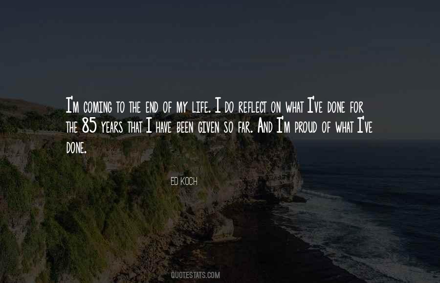 Quotes About End Of My Life #908200