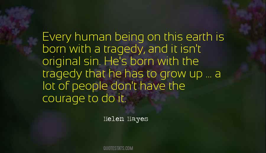 Human Tragedy Quotes #191024