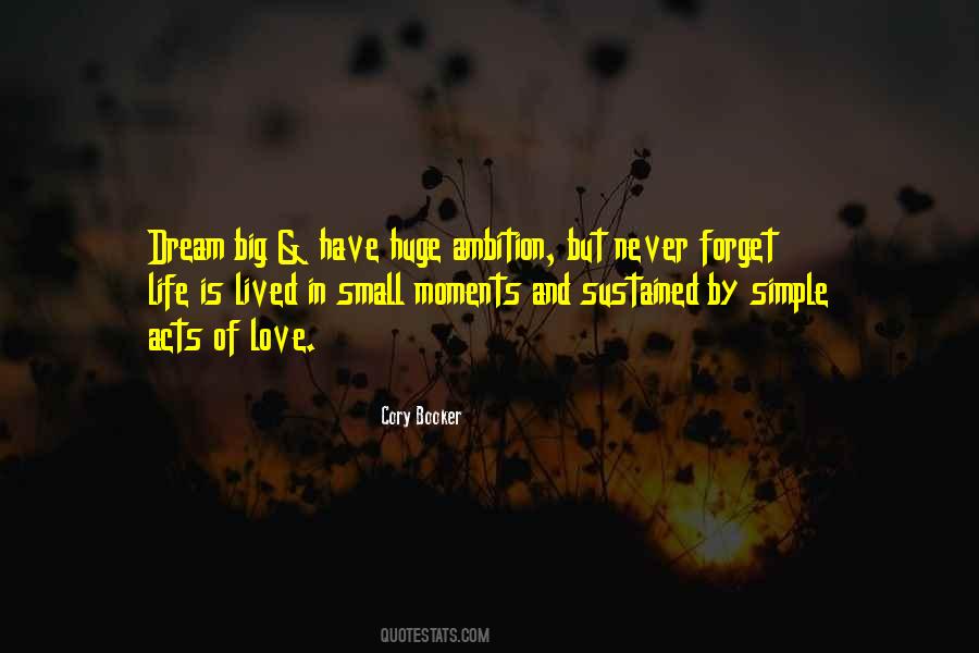 Quotes About Small Acts Of Love #181144