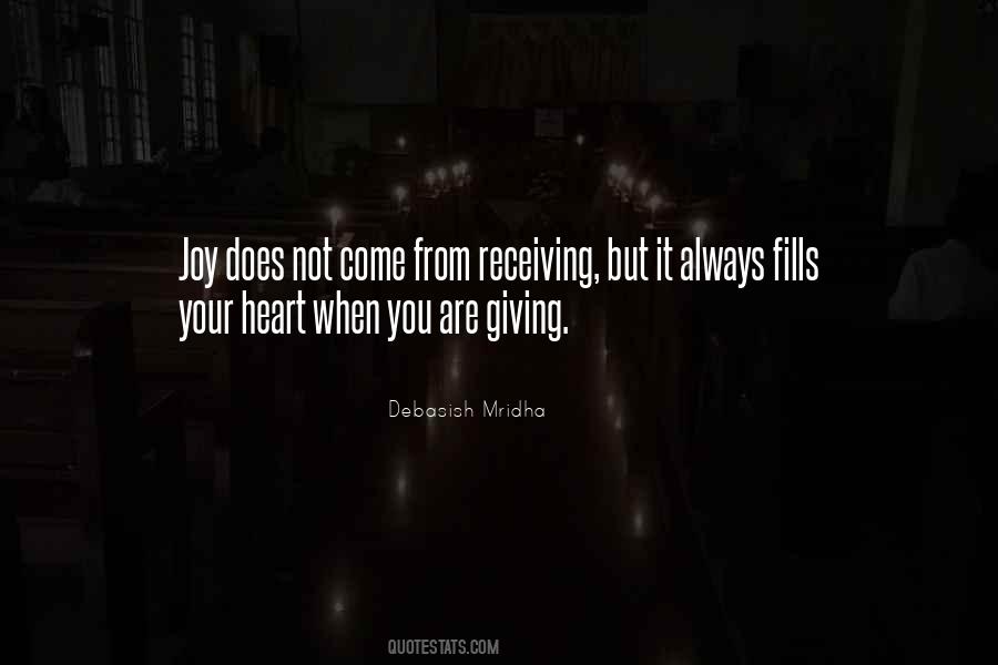 Quotes About Giving Not Receiving #1378732