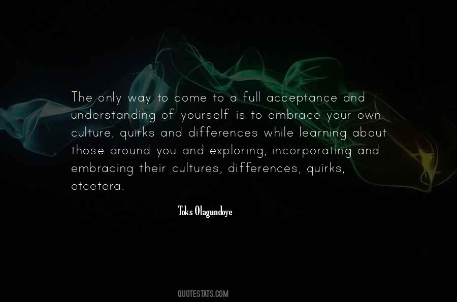 Quotes About Acceptance Of Differences #538204