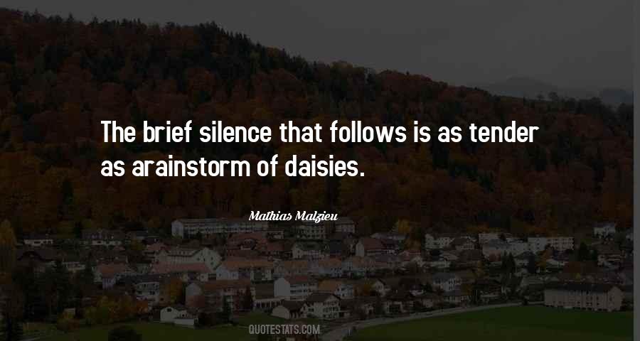 Silence Of Love Quotes #258510