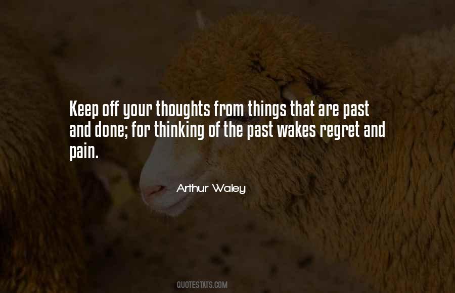 Quotes About Thinking Of The Past #849297