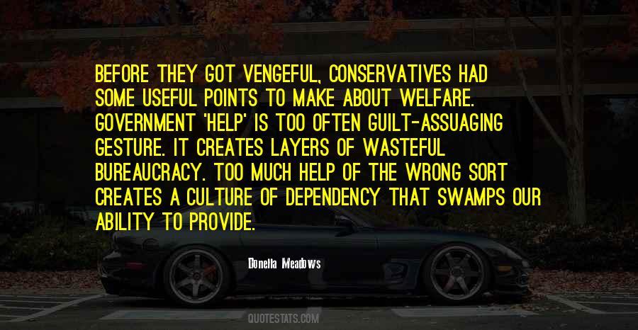 Quotes About Welfare Dependency #479499