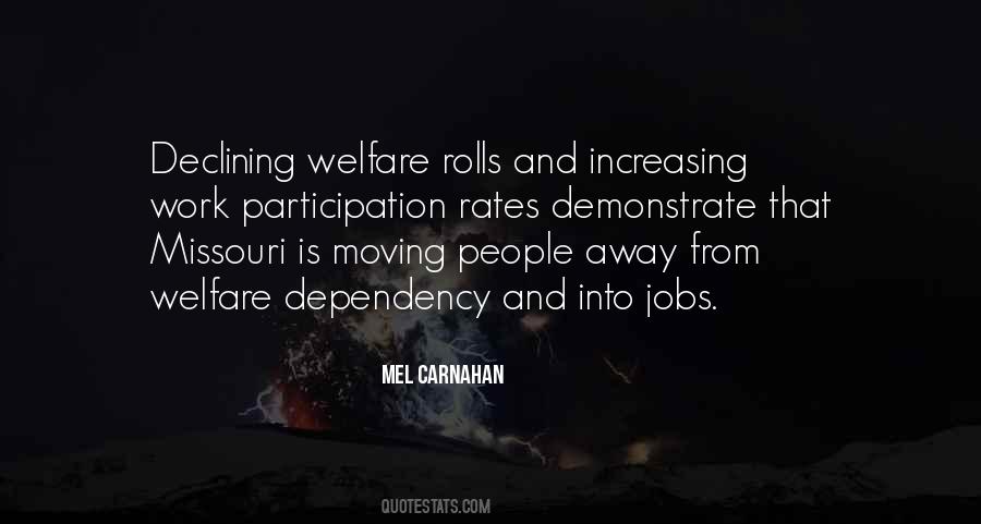 Quotes About Welfare Dependency #734822