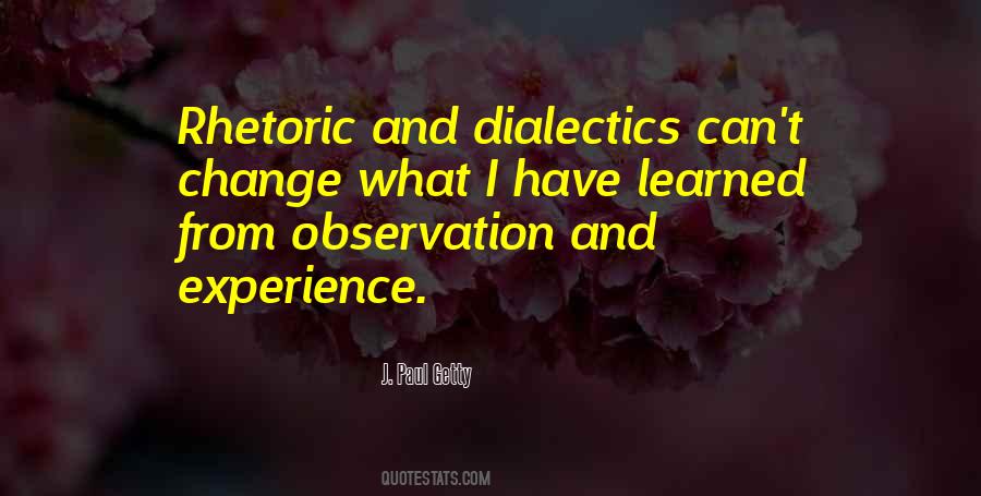 Quotes About Experience And Change #516009
