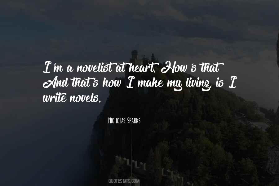 Quotes About Nicholas Sparks Writing #1562965