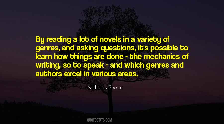 Quotes About Nicholas Sparks Writing #1740208