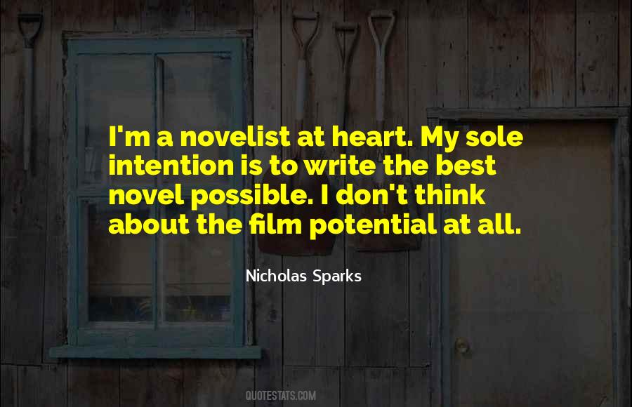 Quotes About Nicholas Sparks Writing #495604