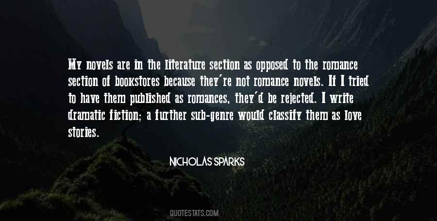 Quotes About Nicholas Sparks Writing #772303