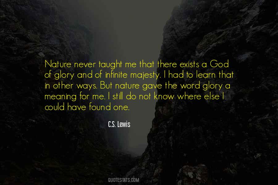 Quotes About God And Nature #147442