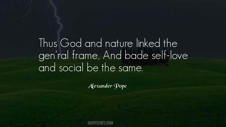 Quotes About God And Nature #1521933