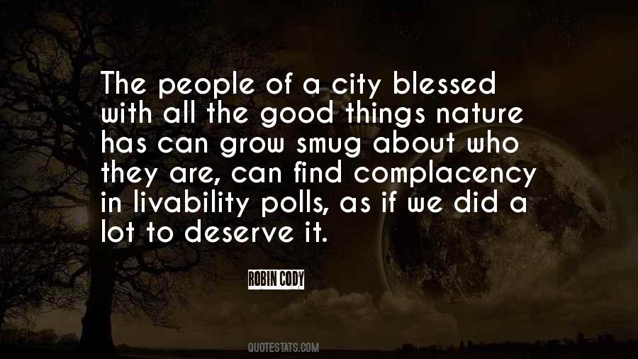 Quotes About Livability #408285