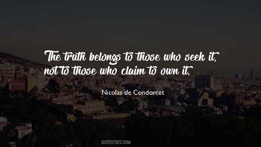 Seek Truth Quotes #1576