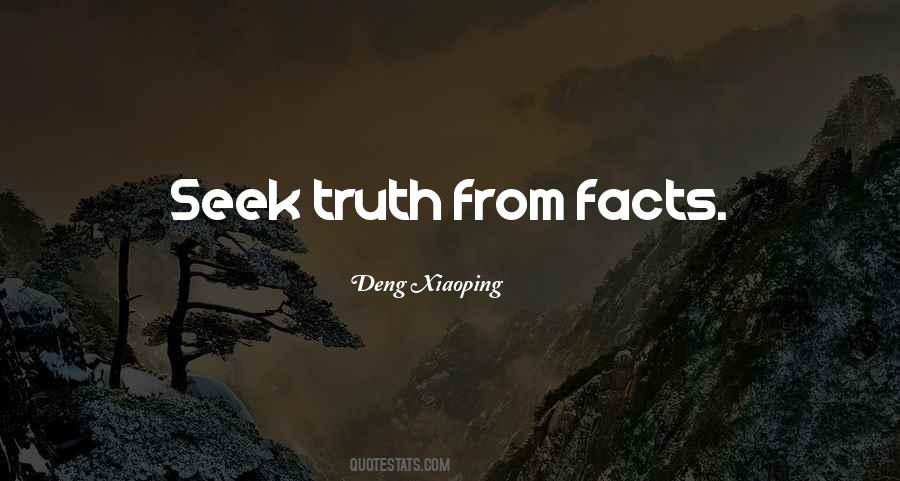 Seek Truth Quotes #1782490