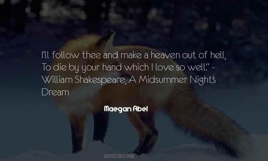 A Midsummer S Night Dream Quotes #1049952